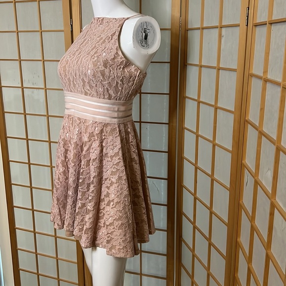 ❌ SOLD 💝 LIVE SHOW 💝BUNDLE ❌Lace All Over Skater Skirt Dress CITY STUDIO Size 13 - Picture 2 of 15